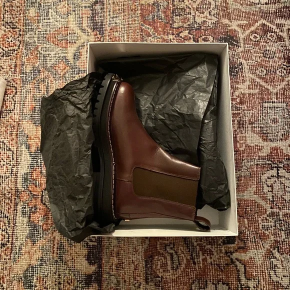 Sandro Noha Leather Ankle Boots - Picture 7 of 12